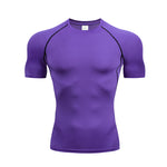 Compression Shirt, Compression Tee, Gym Top, Workout Shirt, Running T-shirt, Athletic Base Layer, Quick Dry, Stretch, Breathable, Fitness Undershirt
