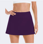 Womens Tennis Golf High-Waisted Skirt