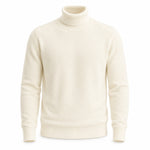 Mens New High-neck Long-sleeve Sweater