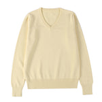 School-supplied Dark Gray Long-sleeve Knit Top