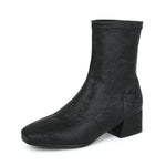 New Chinese-style Womens Shoes French- Elegance Fashion Booties
