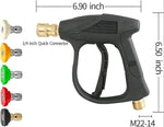 Short Wand High Pressure Car Wash Gun Heavy-Duty Brass Connector Power Washer