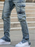 Shanxi Stretchy Slim Straight Pants