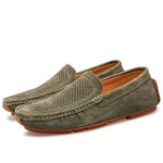 Genuine Leather Breathable Summer Mens Shoes