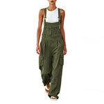 Womens Comfortable Suspender Jumpsuit For Summer