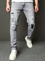 Shanxi Stretchy Slim Straight Pants