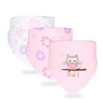 Simple Printed Baby Products Cotton Saliva Towel