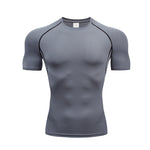 Compression Shirt, Compression Tee, Gym Top, Workout Shirt, Running T-shirt, Athletic Base Layer, Quick Dry, Stretch, Breathable, Fitness Undershirt