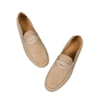 Pull-on Old-money-style Casual Leather Breathable Shoes