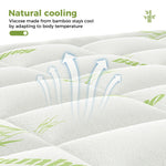 Mattress Protector, Thickened Mattress Pad With Bamboo Fiber Viscose Filling