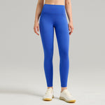 Womens High-Waist Butt-Lifting Fleece-Lined Nude-Feel Sports Tight Yoga Pants