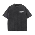 High-end Vintage Snow-washed Mens Top