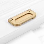 Gold Wardrobe Door Handle Lengthened Aluminum Alloy Cabinet Drawer Cabinet Door Handle
