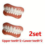Upper and Lower Teeth Silicone Artificial Teeth Braces