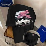 Mens Racing-Print T-Shirt Lightweight And Breathable