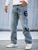 B2 - Non-elastic Small Straight-leg Pants