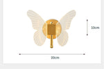 Butterfly Wall Lamp Light Luxury Bedside Warm Decoration