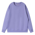 Solid-color Plain Sweatshirt For Men And Women