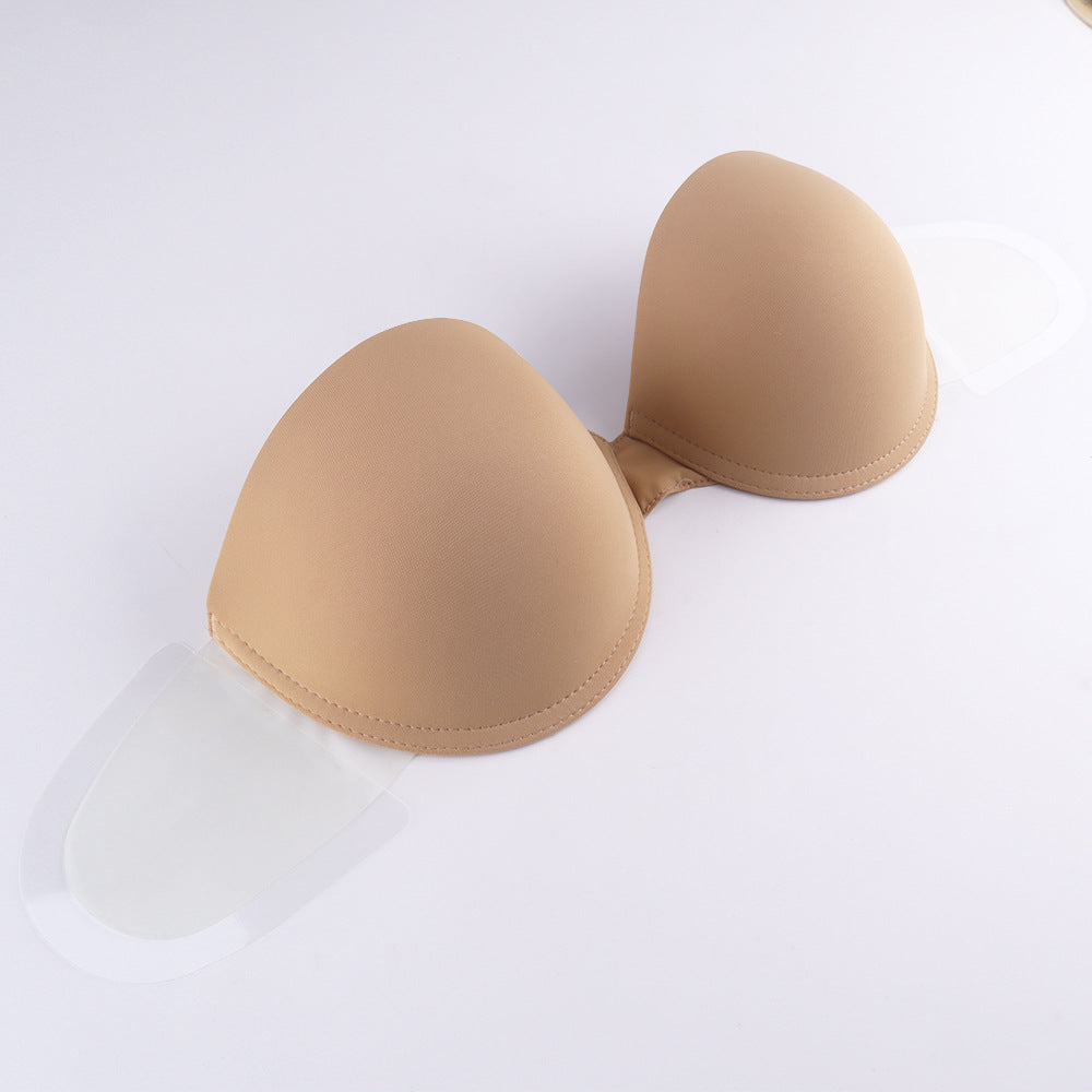 Breathable Solid-color Bra Invisible Strapless Bra