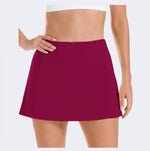 Womens Tennis Golf High-Waisted Skirt