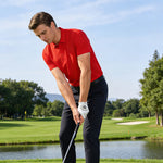 Mens Quick-drying Sweat-wicking Polo Shirt
