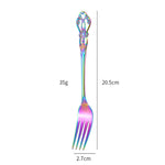 Stainless Steel Cutlery Spoon West Dinnerware Set Gold Plated