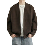 Retro-style Loose-fit Casual Chic Versatile Knit Sweater Cardigan