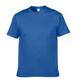 Unisex Casual Solid-color Cotton T-shirt