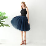 European And American High-waisted Mesh Skirt