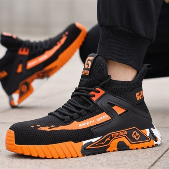 Work Safety Shoes Breathable With Toe Impact And Puncture Resistance Durable Workwear Footwear