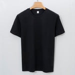 Mens Double-Sided Liquid-Ammonia Mercerized Cotton T-Shirt