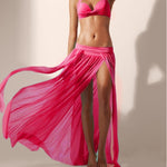 Womens Casual Beach Dress With Elastic Waistband