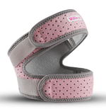 Sports Double Patella Belt-Bidirectional Adjustment-Gray-Polyester-1 piece