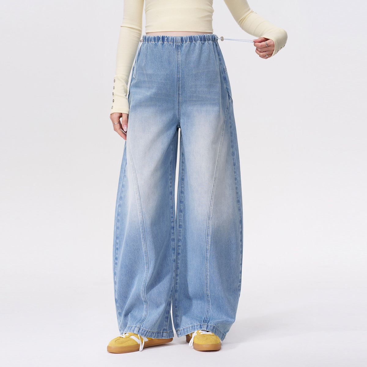 Short-stature Wide-leg Pants Maternity American-style Bootcut Pants