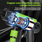 4000W Electric Pressure Washer Power Jet Washer 3626PSI Car Cleaner Gun With 2Battery