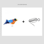 Cute Bird Design Cat Teaser Toy, SimulationParrot Cat Teaser Toy, Interactive Cat Teaser Toy,Pet Supplies Catbirdtoy Catnip