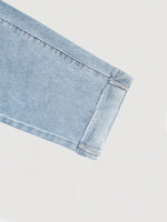 Fashionable Trendy Ripped Jeans Casual High-waisted Style