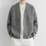 Retro-style Loose-fit Casual Chic Versatile Knit Sweater Cardigan