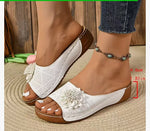 SpringSummer New Arrival A Single-flower Open-toe Sandal