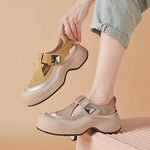 Summer New Arrival Thick-soled Hollowed-out Breathable Platform Sneakers