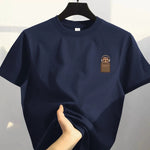 Retro-style Fashionable Printed Casual Mens Top