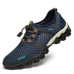 Korean-style Trendy Hiking Shoes With Breathable Mesh Uppers
