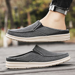 Plus-size Mens Casual Canvas Shoes Springsummer Slip-on Canvas Loafers
