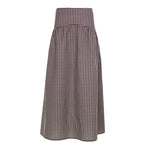 European And American Rustic-style Slim-fit Plaid Skirt