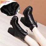 Womens Winter Boots With Extra Padding And A Height-increasing Sole