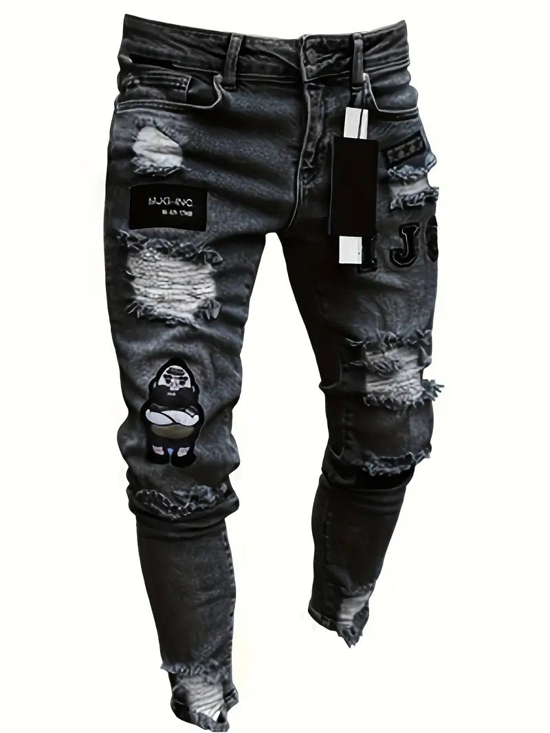 Shanxi Stretchy Slim Straight Pants