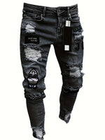 Shanxi Stretchy Slim Straight Pants