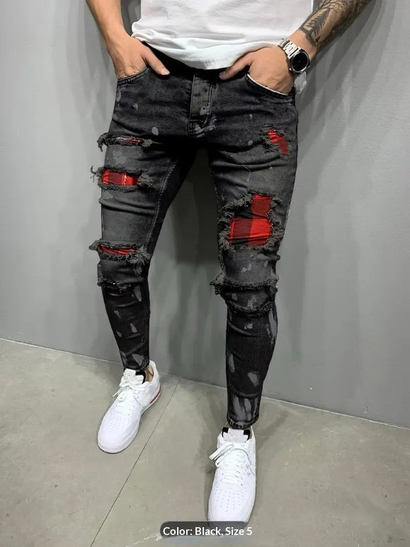 Shanxi Stretchy Slim Straight Pants