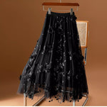 Mid-length High-waisted A-line Ultra-fairy Skirt