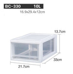 Drawer And Drawer Drawer Style Transparent Storage Box
